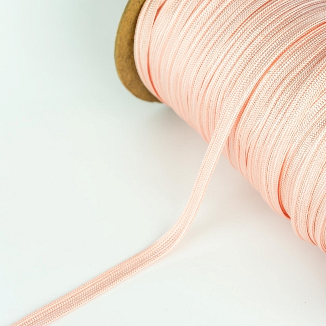 Light Pink Rayon Insertion Piping 25mtr - Click Image to Close